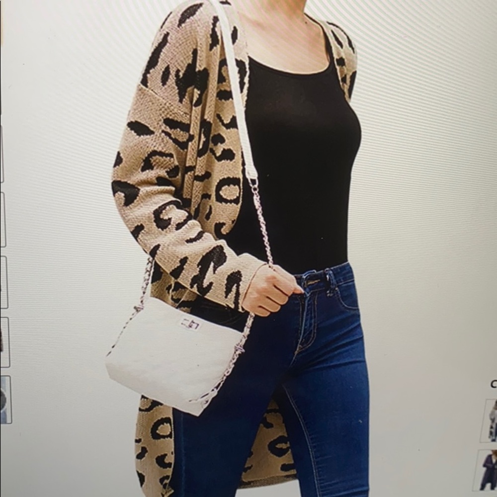 🔥Long sleeve leopard print Carnigan
